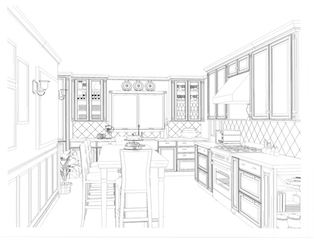 Wireframe Kitchen Design